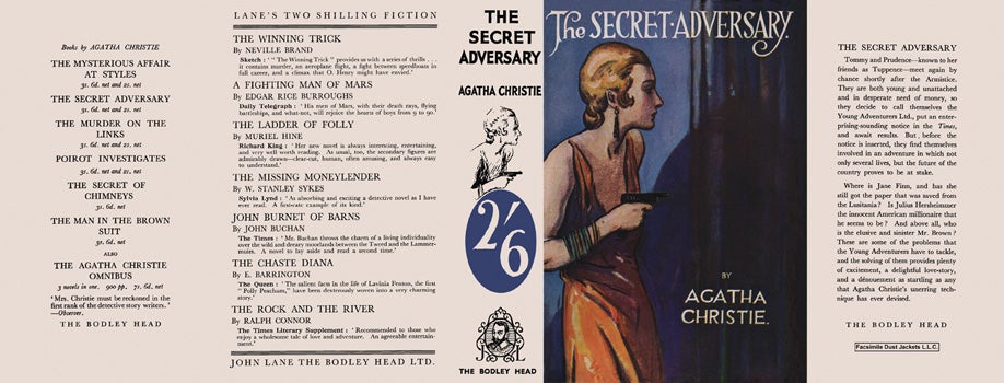 Item #41846 Secret Adversary, The. Agatha Christie