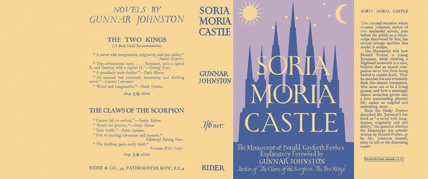 Item #41851 Soria Moria Castle. Gunnar Johnston.