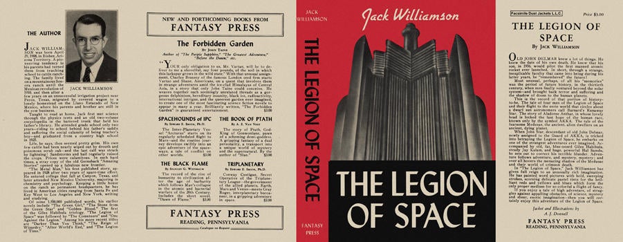 Item #4188 Legion of Space, The. Jack Williamson.