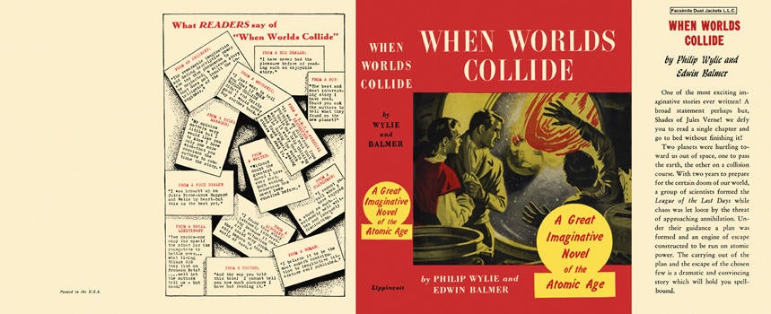 Item #4193 When Worlds Collide. Edwin Balmer, Philip Wylie