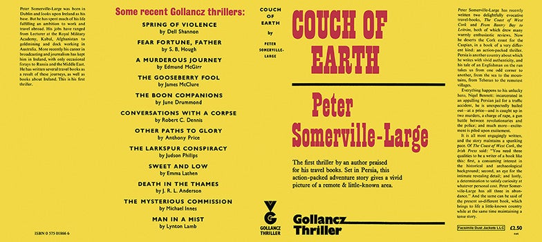 Item #41934 Couch of Earth. Peter Somerville-Large