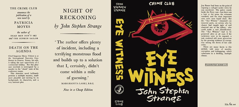 Item #41969 Eye Witness. John Stephen Strange