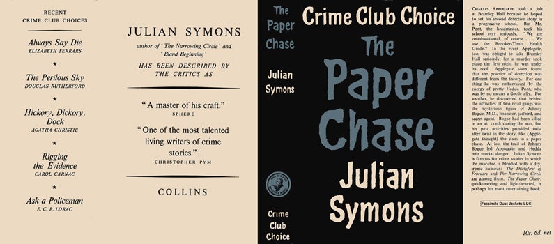 Item #41978 Paper Chase, The. Julian Symons