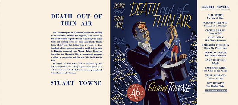 Item #42027 Death Out of Thin Air. Stuart Towne.