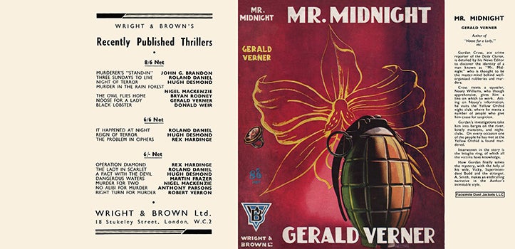 Item #42084 Mr. Midnight. Gerald Verner