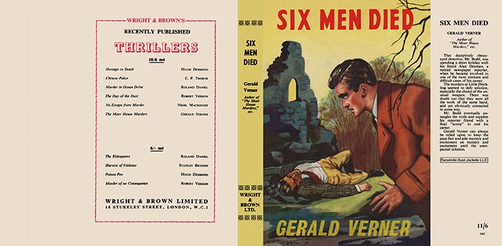 Item #42089 Six Men Died. Gerald Verner