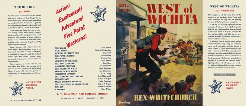 Item #42159 West of Wichita. Rex Whitechurch