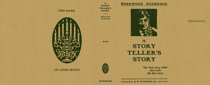 Item #4218 Story Teller's Story, A. Sherwood Anderson.