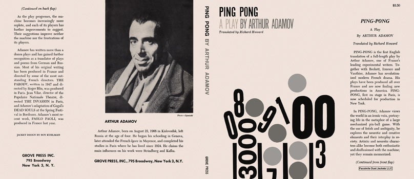 Item #42209 Ping Pong. Arthur Adamov