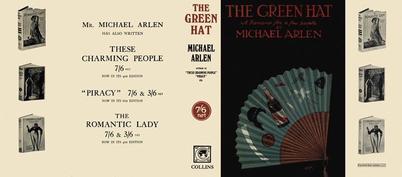 Item #4229 Green Hat, The. Michael Arlen