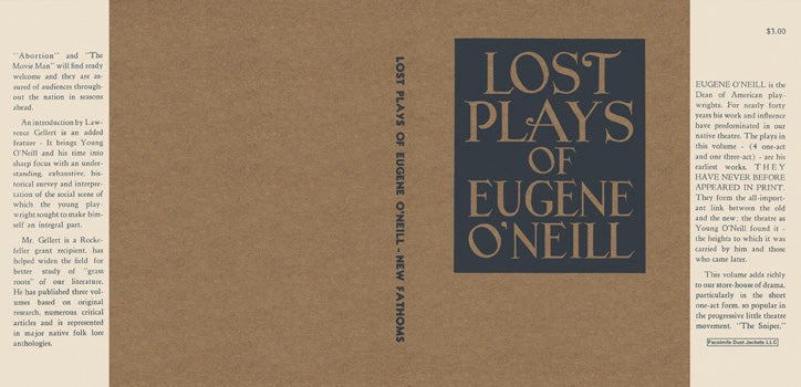 Item #42450 Lost Plays of Eugene O'Neill. Eugene O'Neill