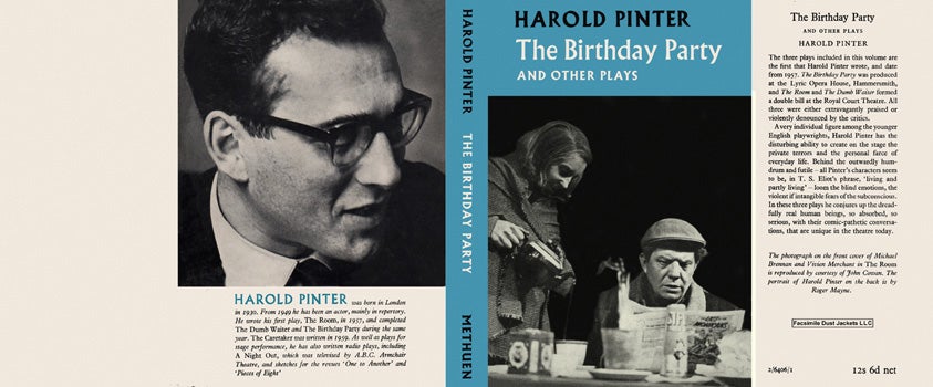 Item #42469 Birthday Party and Other Plays, The. Harold Pinter
