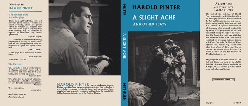 Item #42477 Slight Ache and Other Plays, A. Harold Pinter
