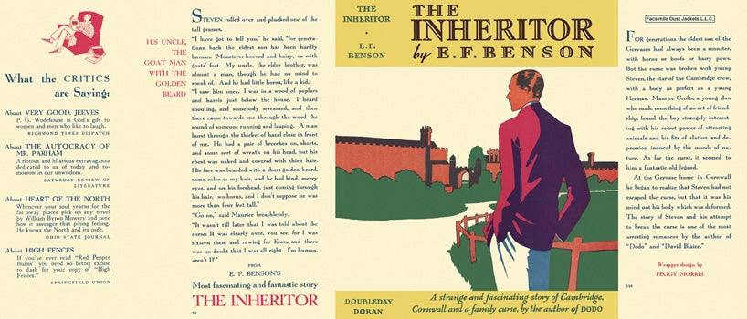 Item #4259 Inheritor, The. E. F. Benson.