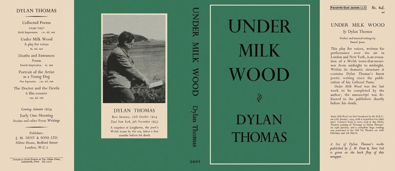 Item #42597 Under Milk Wood. Dylan Thomas.