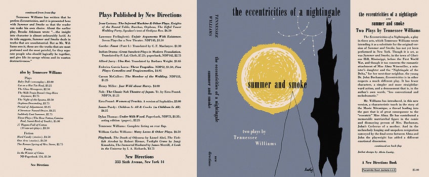 Item #42640 Eccentricities of a Nightingale and Summer and Smoke, The. Tennessee Williams.