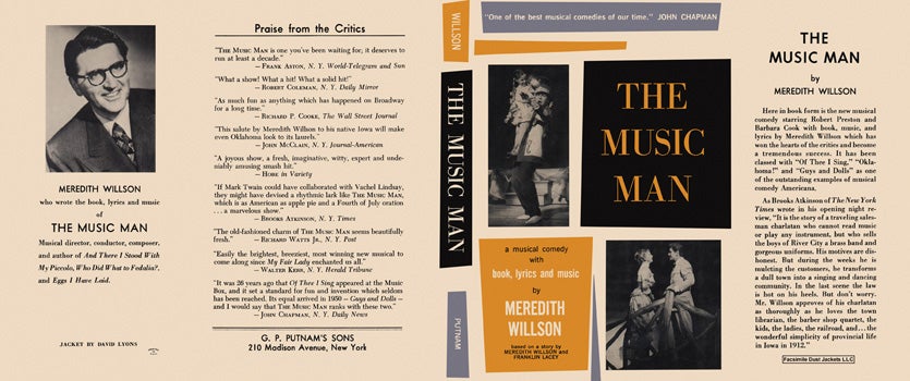 Item #42662 Music Man, The. Meredith Willson.