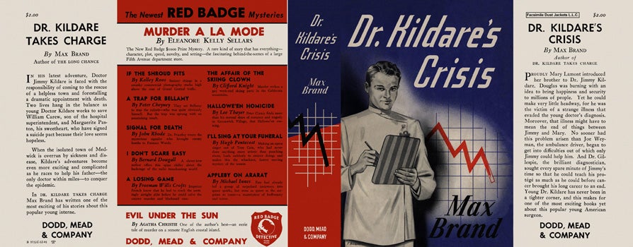 Item #4268 Dr. Kildare's Crisis. Max Brand