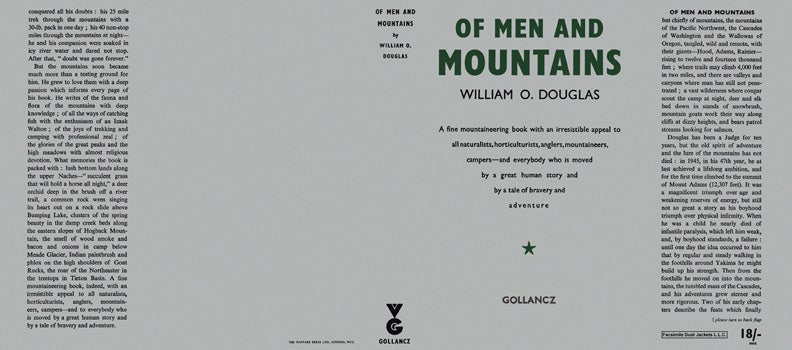 Item #42744 Of Men and Mountains. William O. Douglas