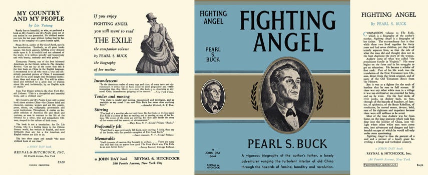 Item #4280 Fighting Angel. Pearl S. Buck