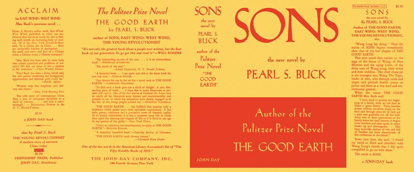 Item #4282 Sons. Pearl S. Buck