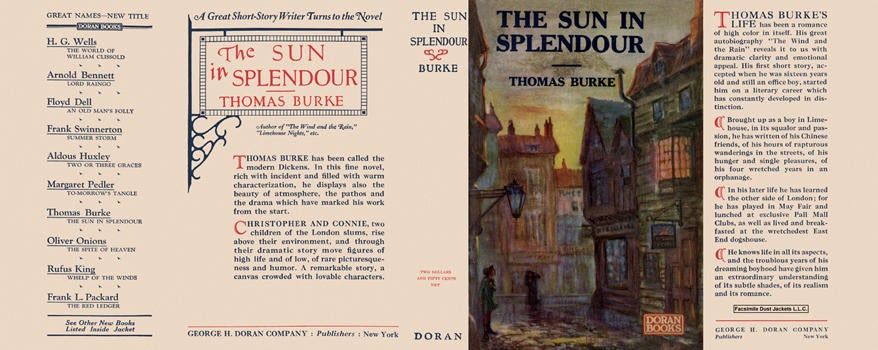 Item #4283 Sun in Splendour, The. Thomas Burke.