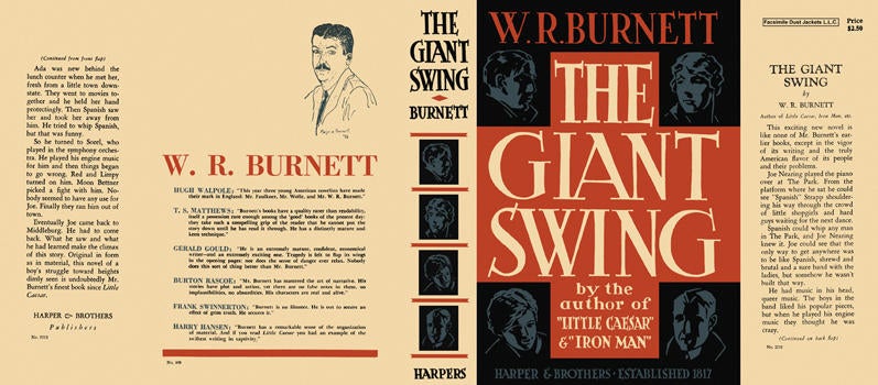 Item #4289 Giant Swing, The. W. R. Burnett