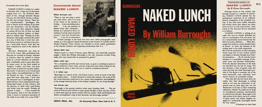 Item #4292 Naked Lunch. William S. Burroughs