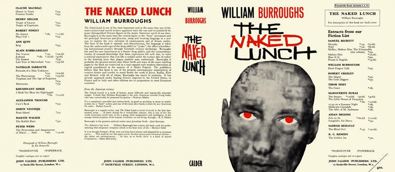 Item #4293 Naked Lunch, The. William S. Burroughs