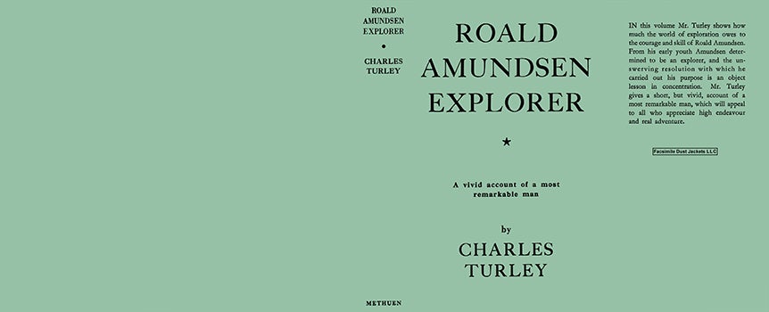 Item #42941 Roald Amundsen Explorer. Charles Turley