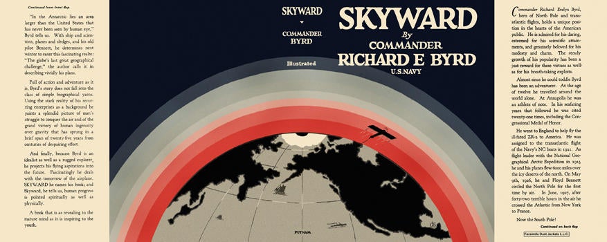 Item #4295 Skyward. Richard E. Byrd