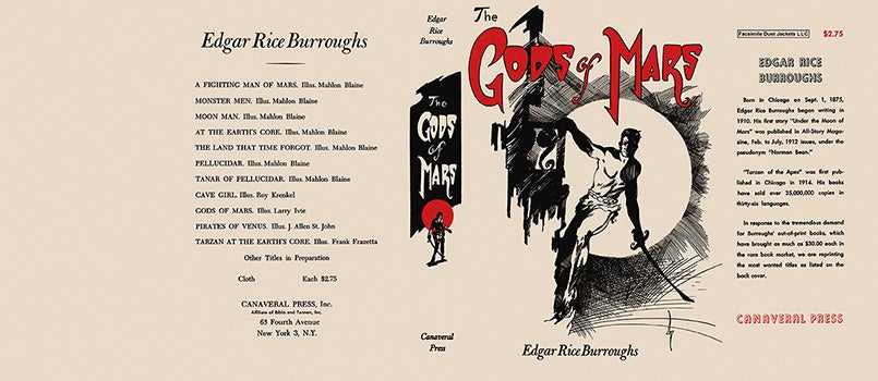 Item #42968 Gods of Mars, The. Edgar Rice Burroughs.