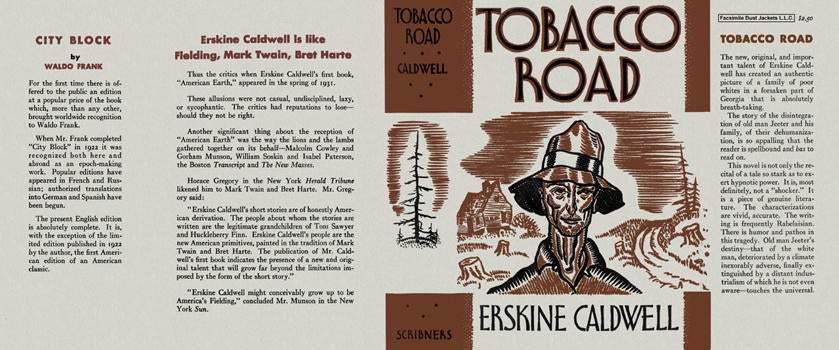 Item #4302 Tobacco Road. Erskine Caldwell