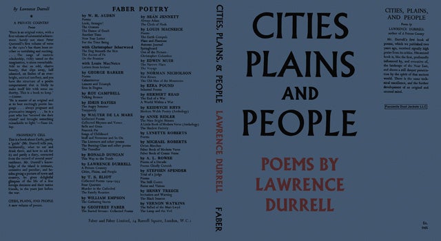 Item #43048 Cities, Plains, and People. Lawrence Durrell