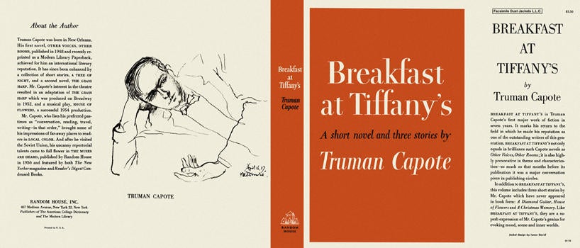 Item #4307 Breakfast at Tiffany's. Truman Capote