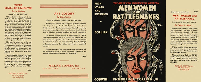 Item #4335 Men, Women and Rattlesnakes. Franklin P. Collier, Jr