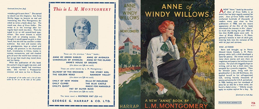 Item #43480 Anne of Windy Willows. L. M. Montgomery