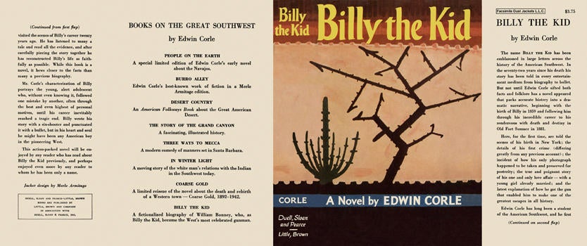 Item #4352 Billy the Kid. Edwin Corle