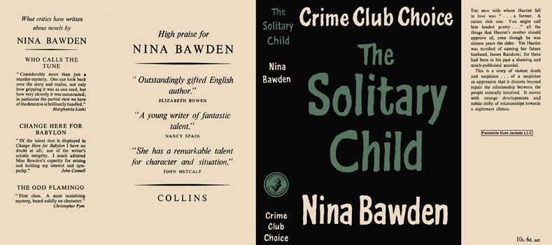 Item #43542 Solitary Child, The. Nina Bawden