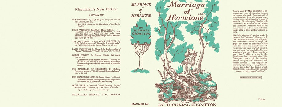 Item #43592 Marriage of Hermione. Richmal Crompton