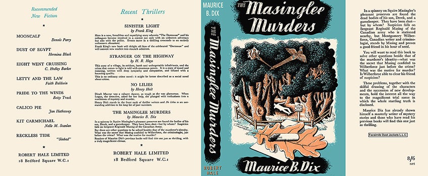 Item #43608 Masinglee Murders, The. Maurice B. Dix