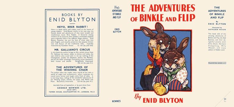 Item #43621 Adventures of Binkle and Flip, The. Enid Blyton, Kathleen Nixon