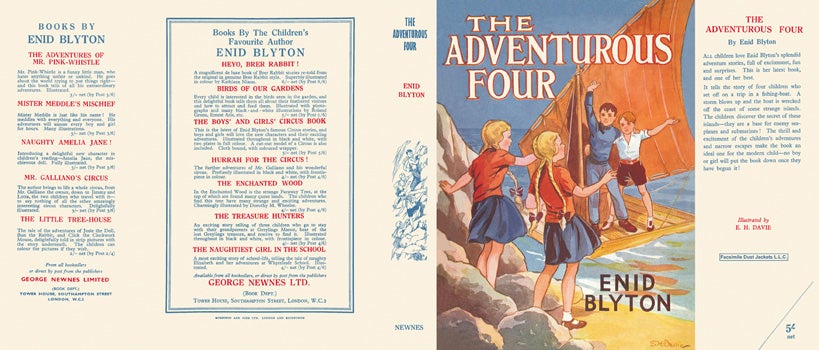 Item #43623 Adventurous Four, The. Enid Blyton, E. H. Davie
