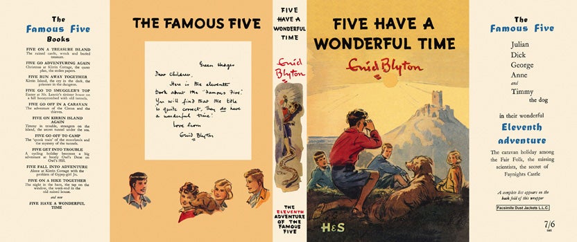 Item #43625 Five #11: Five Have a Wonderful Time. Enid Blyton, Eileen Soper