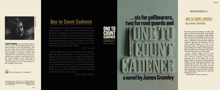Item #4364 One to Count Cadence. James Crumley.