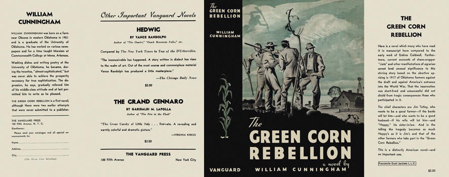 Item #4369 Green Corn Rebellion, The. William Cunningham