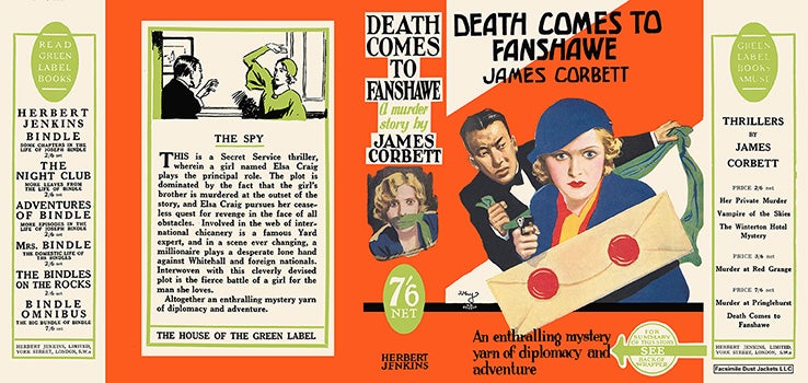 Item #43711 Death Comes to Fanshawe. James Corbett