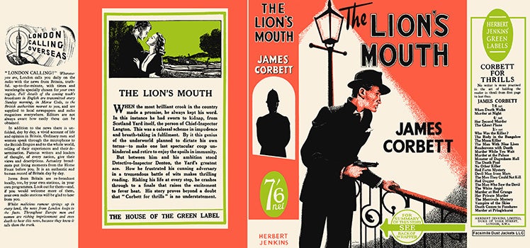 Item #43714 Lion's Mouth, The. James Corbett.