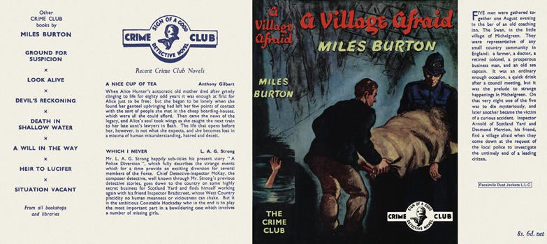 Item #438 Village Afraid, A. Miles Burton