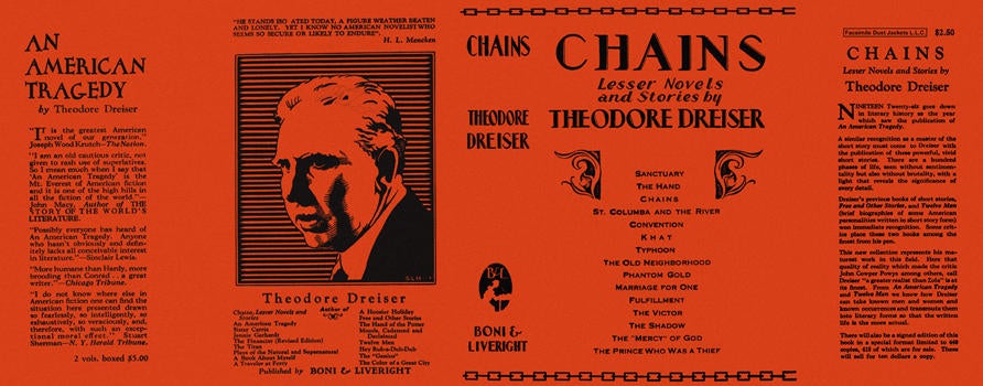 Item #4393 Chains. Theodore Dreiser